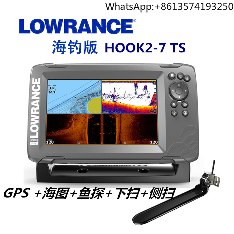 Fishing Depth Finder - LowranceHOOK2-7X sonar laut pencari ikan untuk