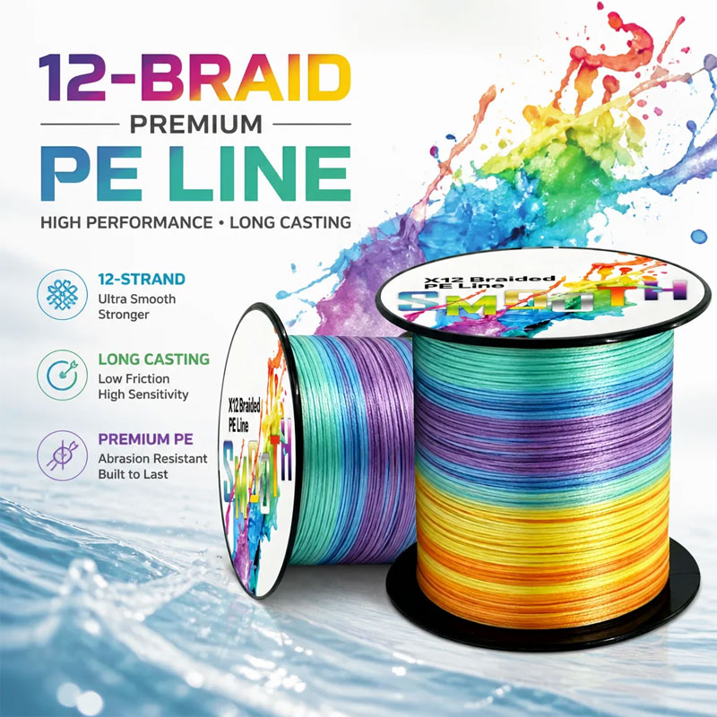 Fish Finder Cable - MATEER 1000/500/300M 12 Untai Tali Pancing