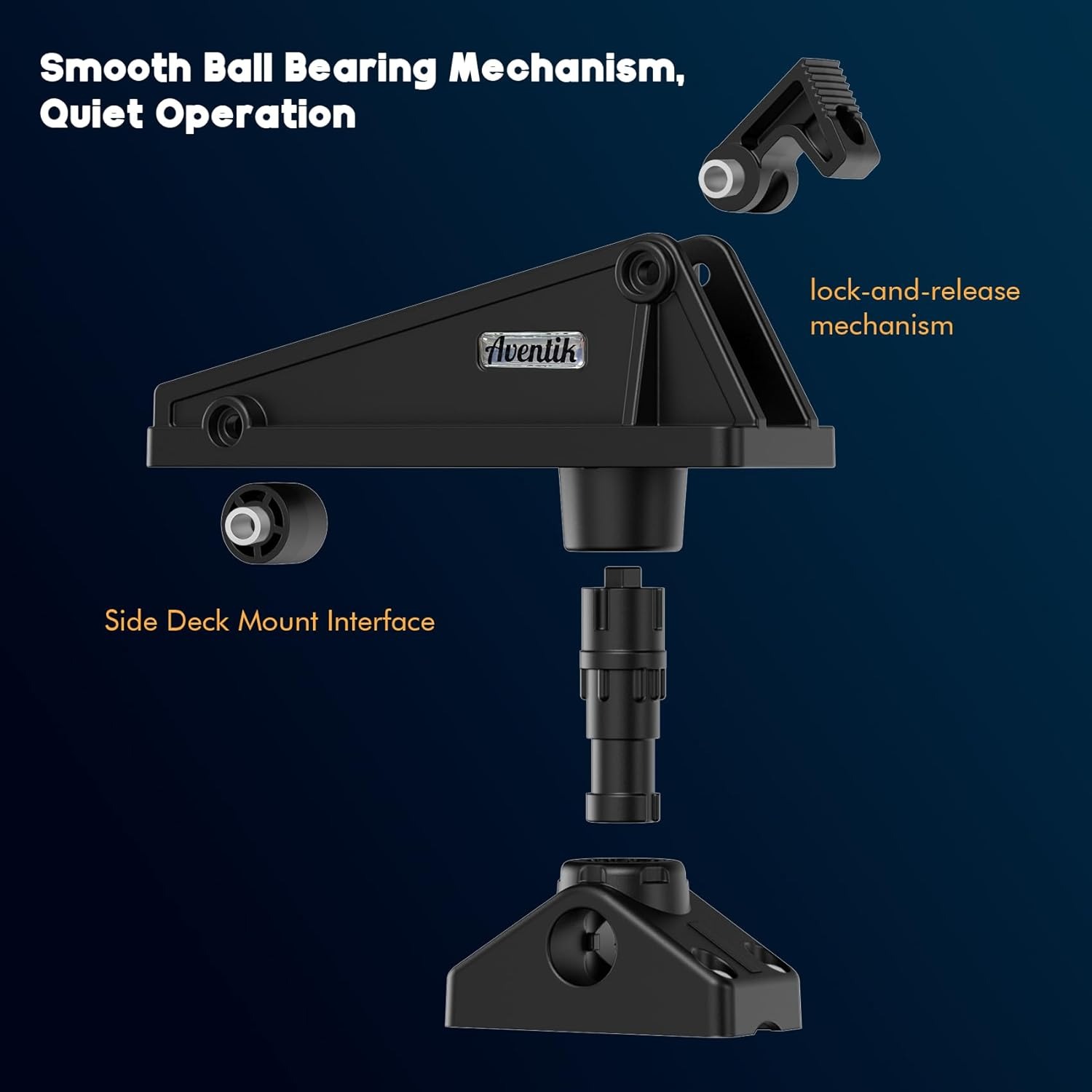 Fish Finder Mount - Sistem Pengunci Jangkar Kayak dengan Pemasangan