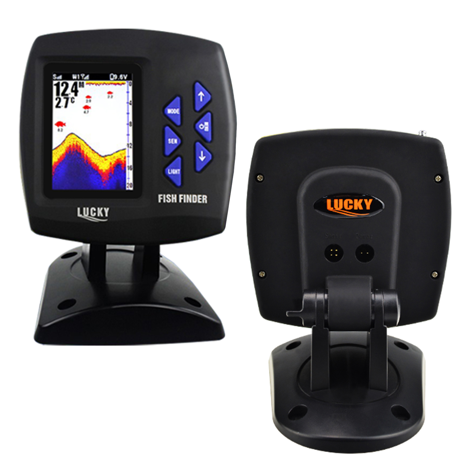 LUCKY Fishfinder 300m/ 980ft J - Fishing Depth Finder ulasan dan harga