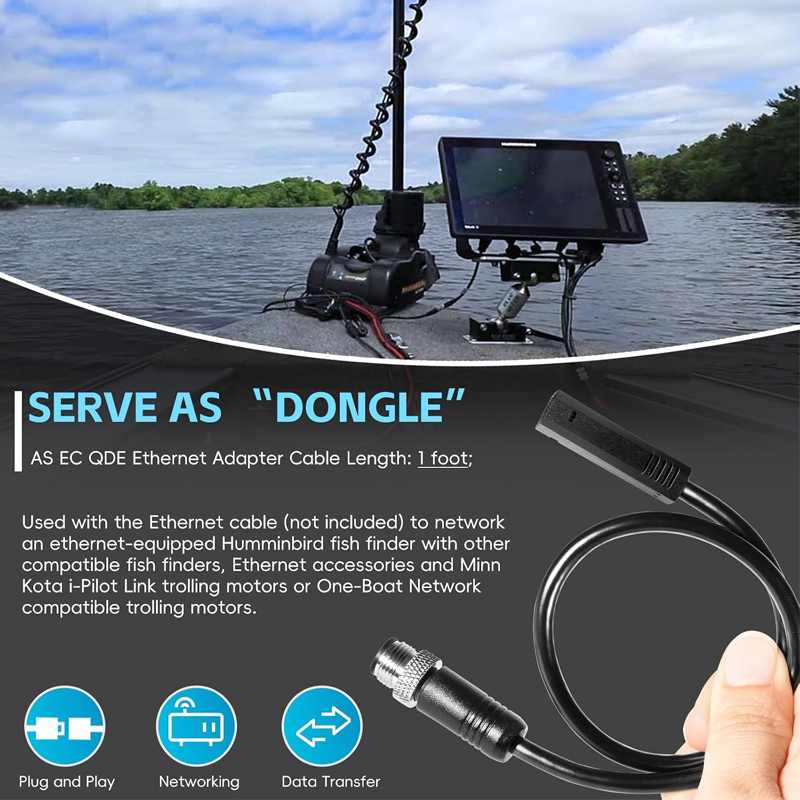 Kabel Adaptor Ethernet AS EC Q - Fish Finder Cable ulasan dan harga
