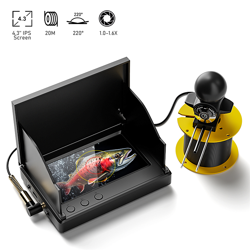 Kamera Pancing dengan Layar 4, - Fishing Camera ulasan dan harga
